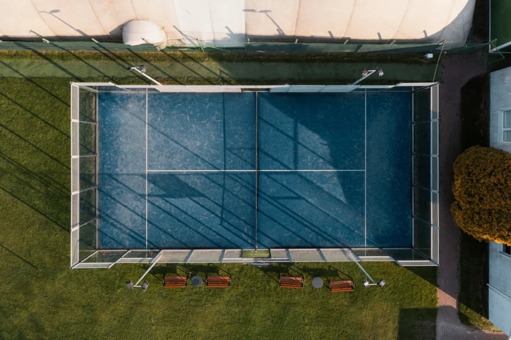 Top view of Padel Court